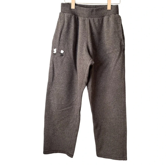✨3/$20✨ Under Armour Coldgear Loose Fit Gray Sweat Pants. Straight Wide Leg. Med - Picture 1 of 12